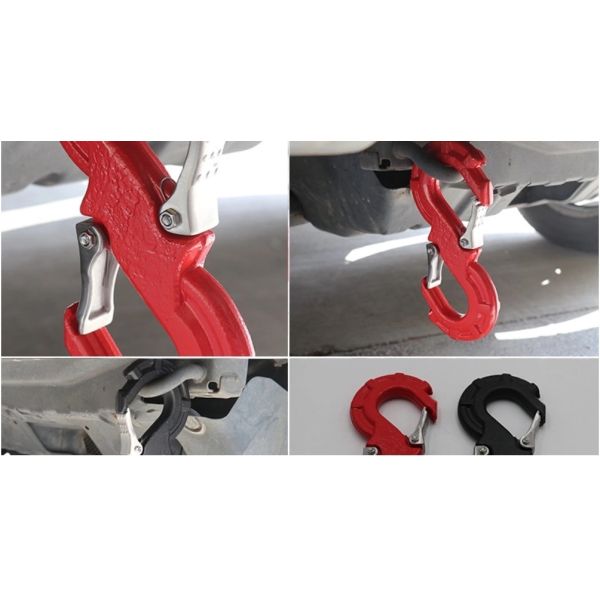 Offroad Rescue Tow Hook S-Shaped Winch Quick Locking Hook for Harsh Environments