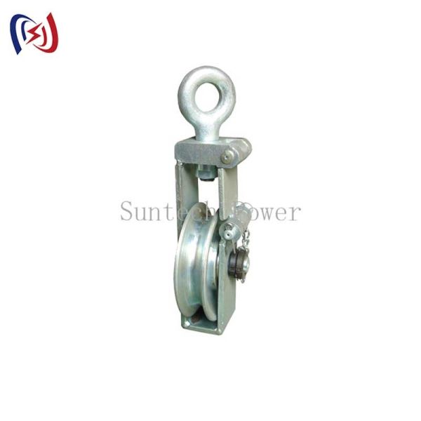 Poleas de tendido de conductor de finalización de 160 mm 30KN-80KN Carga Ratel