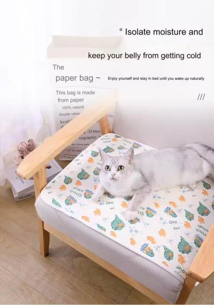 Summer Pet Cooling Mat Latex Pad Cat Dog Sleeping Kennel Ice Silk Cooling Pad