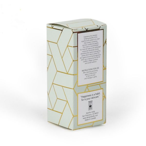 ECO Biodegradable Cosmetic Paper Box Packaging SGS EN13432