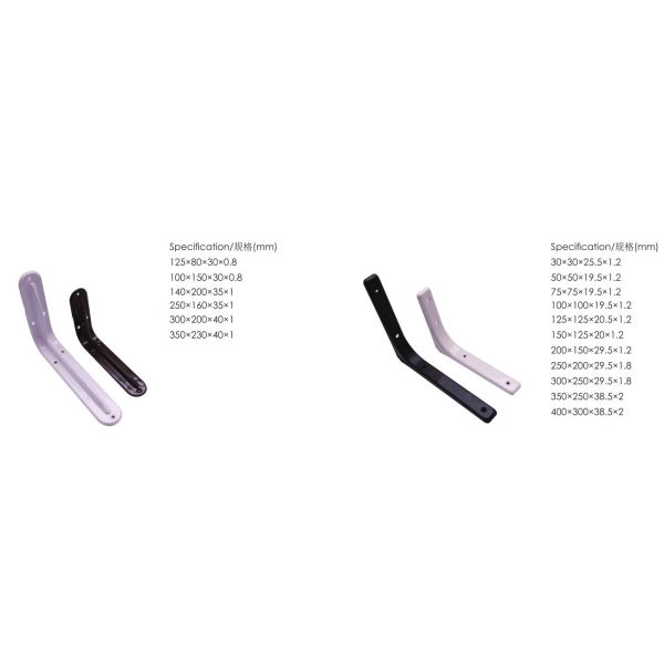 Полка оборудования штуцеров мебели треугольника металла ставит в скобки длиной прочное