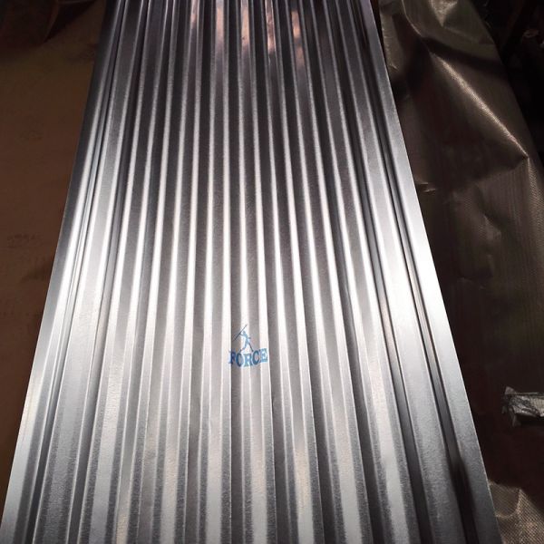 Zinc Coated Steel Roofing Sheets 600mm Metal Galvanized Corrugated