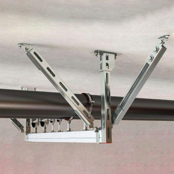 seismic HVAC Pipe Sway Bracing heavy loads earthquake proof OEM