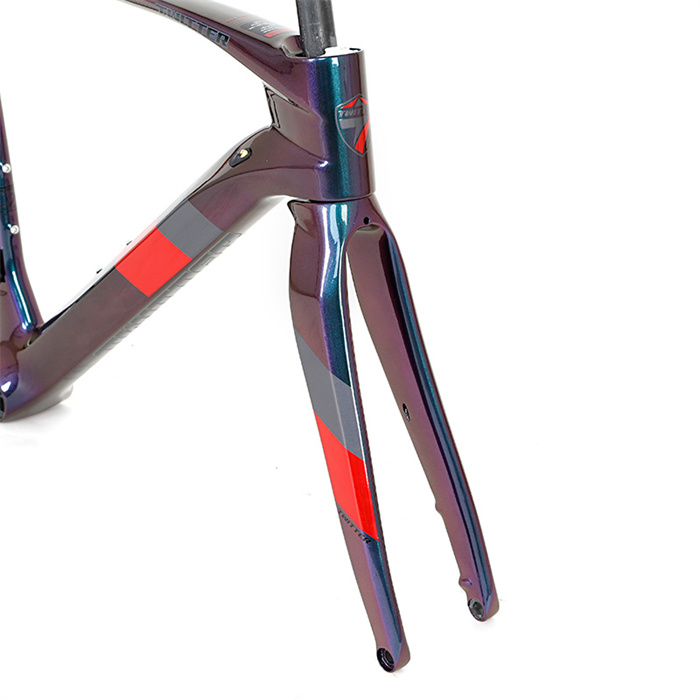 Высота Frameset 48CM углерода TWITTER 700C облегченная для велосипеда