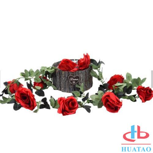 Decoration Handmade Silk Flowers Artificial Rose Wedding Real Touch