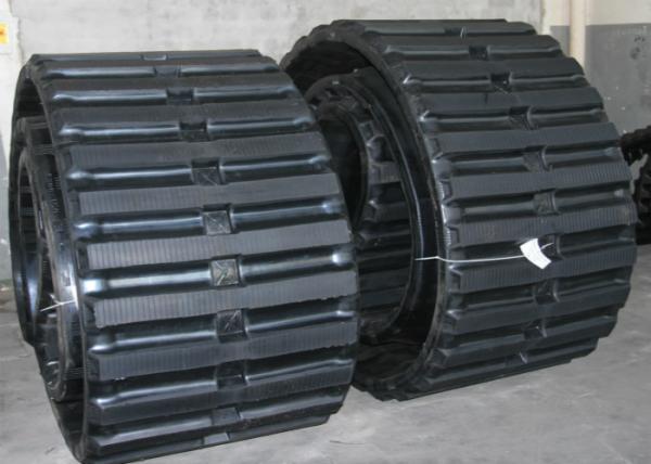 Trilhas de borracha alternativas de KOMATSU, tração do superior da trilha da esteira rolante do descarregador