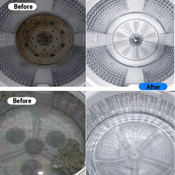 Antibacterial Washing Machine Powder Cleaner 200g With OZONE Granules