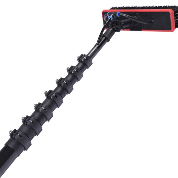40FT Telescopic Carbon Fiber Window Cleaning Pole for High Buildings Durability