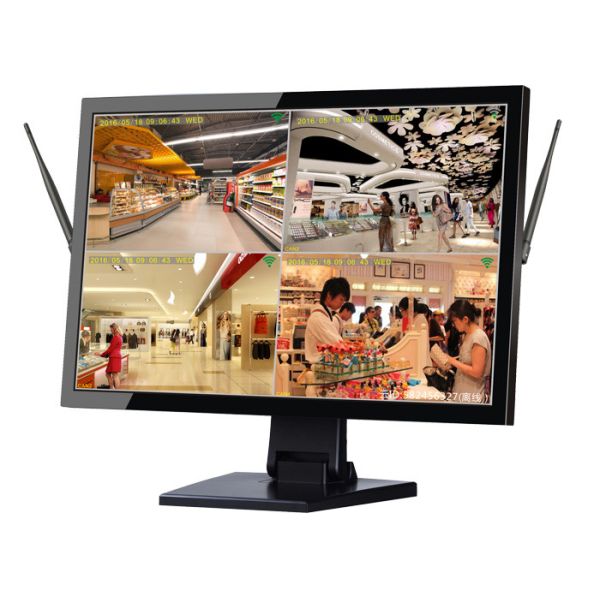 All In One 22 inch Wireless CCTV LCD Monitor Support 4 / 8 CH Video Input