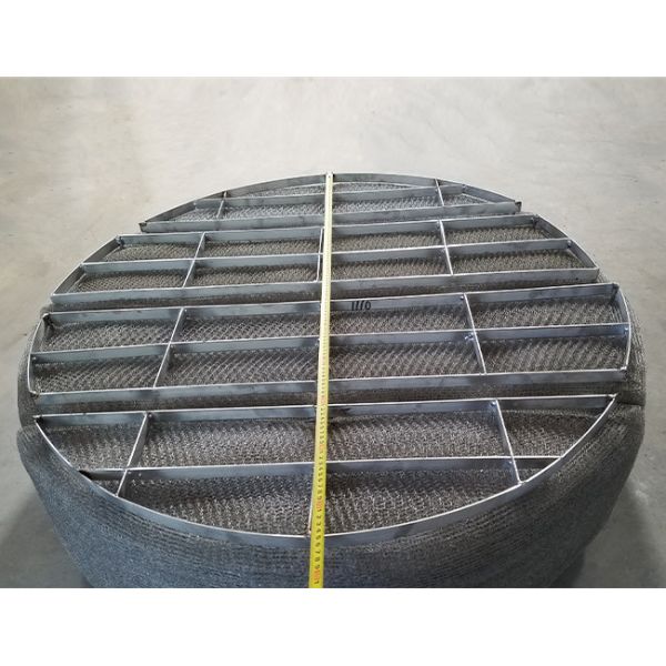 Stainless Steel Wire Mesh Demister Pad 100mm - 200mm Thickness FR 369