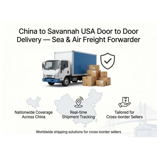 China to Savannah USA Door to Door Delivery Sea and Air Freight Forwarder