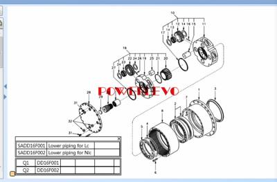 first carrier Swing Gearbox Excavator for volvo ec210 ec210b EC210 EC210B