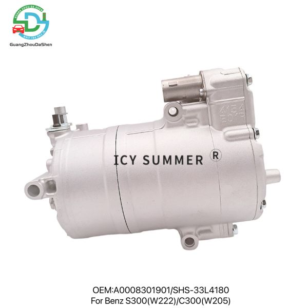 Mercedes Benz S300 C300 W222 W205 EV AC Compressor 12V A0008301901