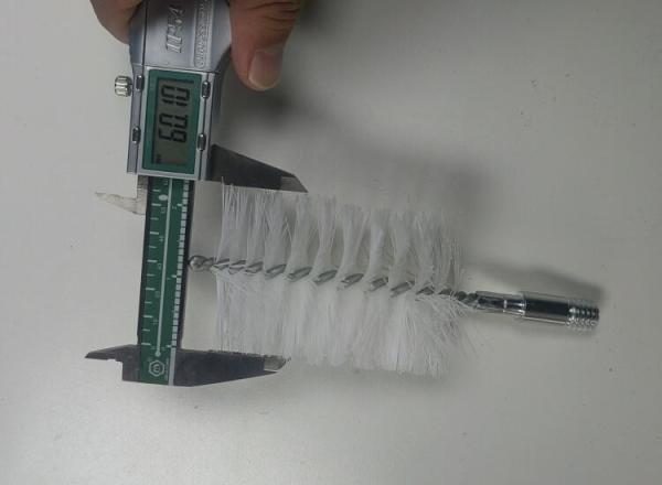 Spiral Helical Nylon Bristle Condenser Tube Pipe Cleaning Round Nylon Brush