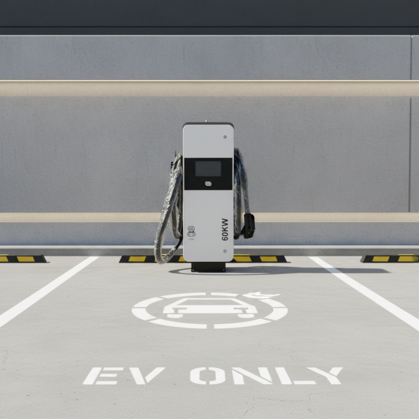 60KW Dual Guns Smart EV DC Fast Charging Station with OCPP APP Control and GB/T CCS2 Interface