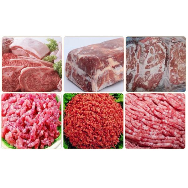 Industrial Frozen Commercial Meat Mincer Machine Automatic 1000kg/H