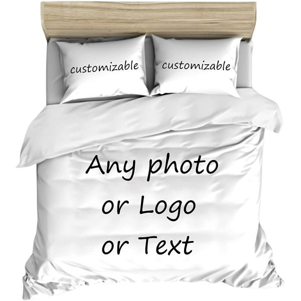 3PCS Customized Colors Luxury Duvet Cover Set 100% Cotton Designer Bedding Set