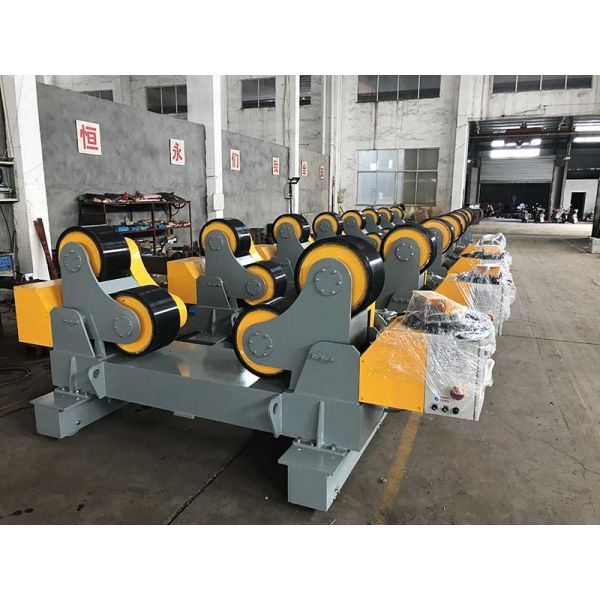 ロールスロイスを回す移動可能な20T Puの車輪の管の溶接の回転子タンク オイル タンク/風タワーのために使用します