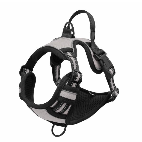 Neoprene Reflective Dog Harness Set No Pull Collar And Leash Custom Hi Vis Dog Harness