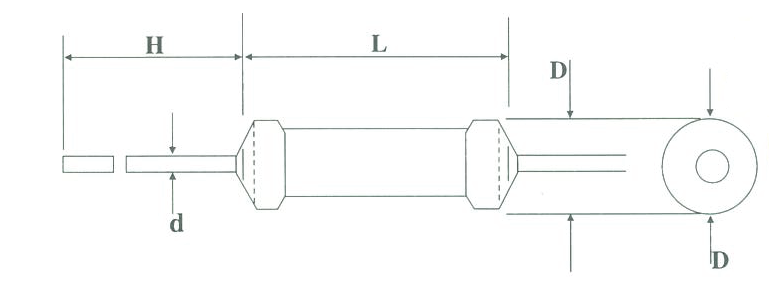 Résistant à haute précision KNP 5W 7W 10W en ciment en filetage avec résistance à la chaleur et faible tolérance