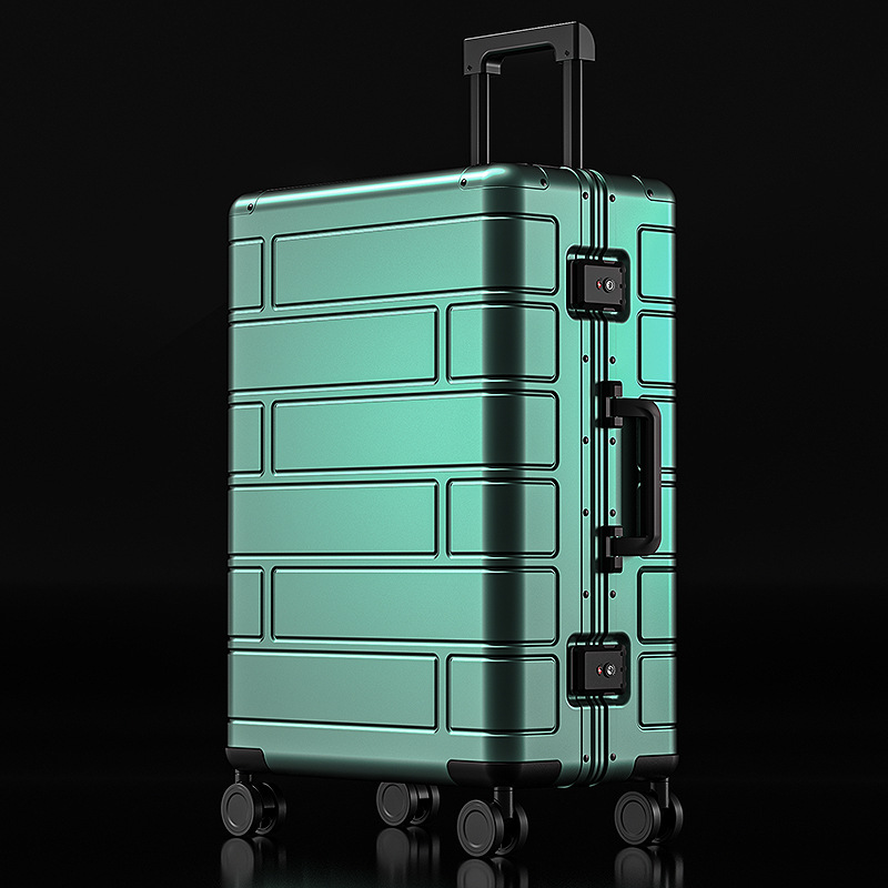 28 Inch Aluminum Suitcase Luggage Unisex Custom Magnesium Alloy Hard Shell Luggage Sets