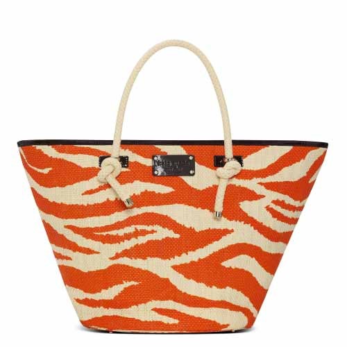 Leisure canvas handbag leather