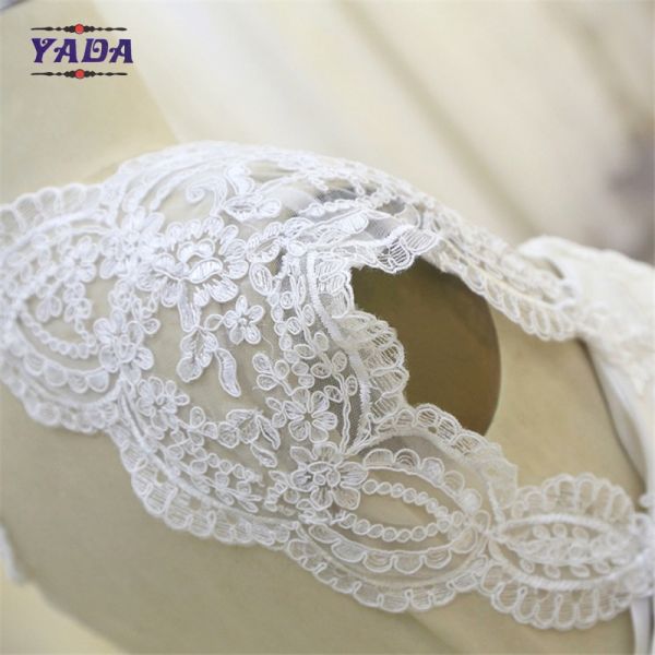 Новейшая элегантная в-шея без спины вышивка мулет роскошные платья винтажные кружевные свадебные платья