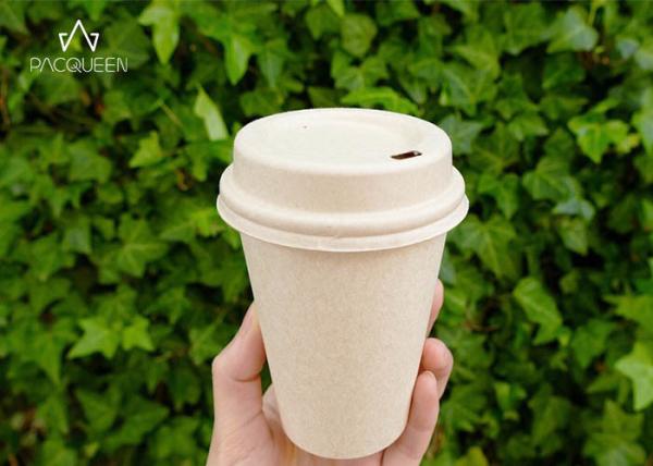 8 Oz/12 Oz/20 Oz Hot Drink Compostable Paper Cups Renewable Material With Lids
