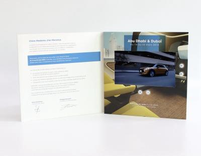 High - end touch screen personality lcd video mailer for birthday parties
