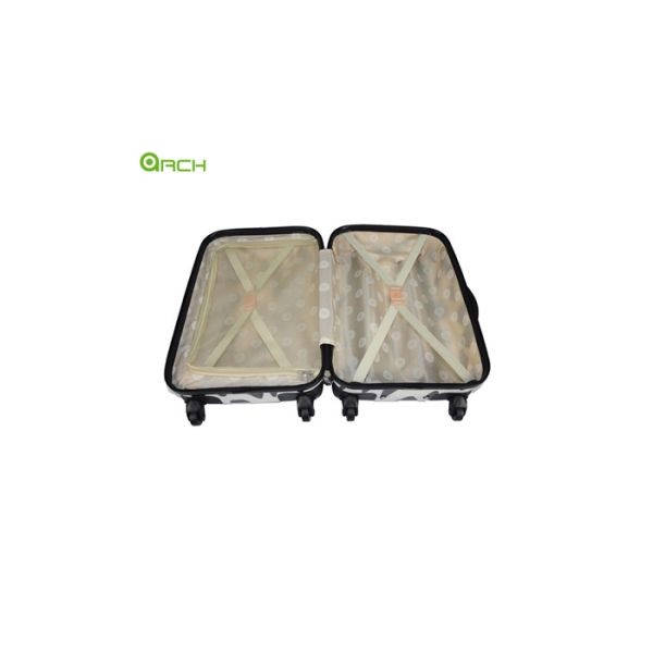 ABS PC High Maneuverability Hard Sided Trolley Case Side Gel Handles