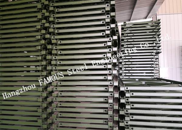 Single Span Single Lane Prefabricated Steel Bailey Bridge 321 Type Design Construction