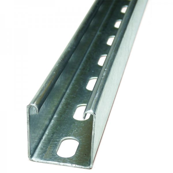 2.0mm 2.5mm Slotted Strut Channel For Electrical Cable Tray & Pipeline Support