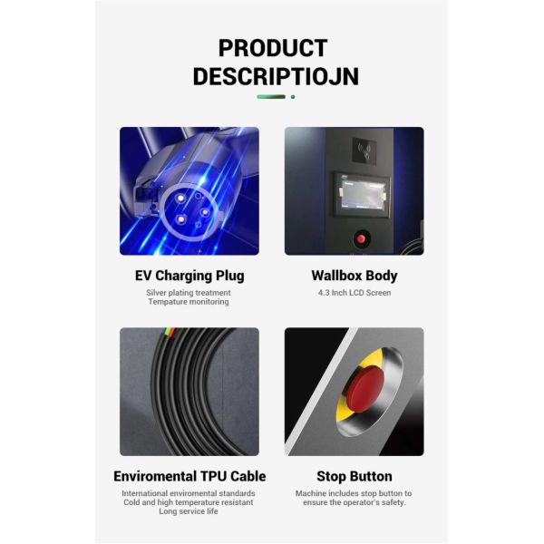 Manufacturer's sales product 43 inch charging pile electronic display outdoor lcd display panel