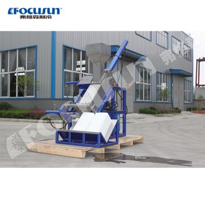 R404a/R22a Refrigerante Focusun 3T/6T Compactor de gelo produz forma de bloco a partir de gelo em flocos
