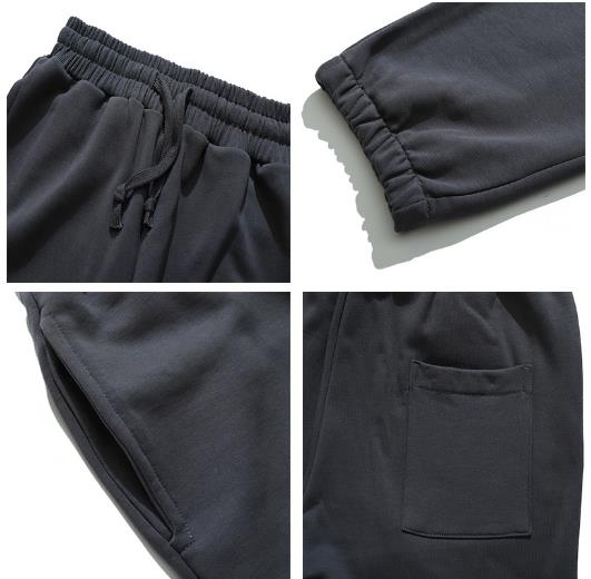 Sweatpants изготовленных на заказ людей Терри француза Китая 350GSM фабрики одежды с 100% хлопок Elasticband на зима