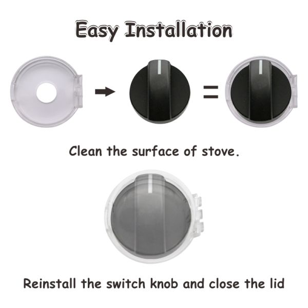 Plastic stove oven knob cover baby kitchen safety gas protector