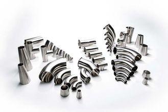 Silver Sanitary S30400 & S31603 Stainless Steel Tube Fittings For Pharmacy Industry，SUS
