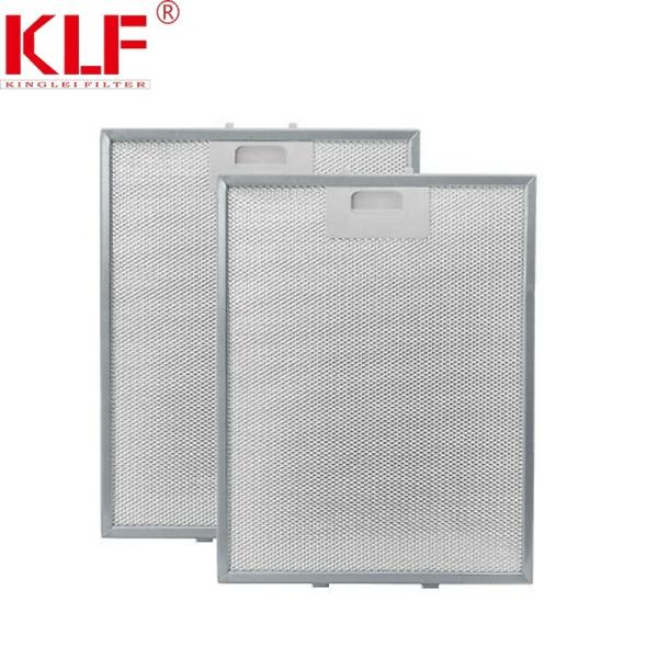 High Efficiency Grease Capture Aluminum Kitchen Canopy Hoods Filter with Anodized Aluminum Frame for Easy Installation