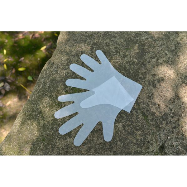 Перчатки HDPE 0.8g/Pc качества еды устранимые очищая