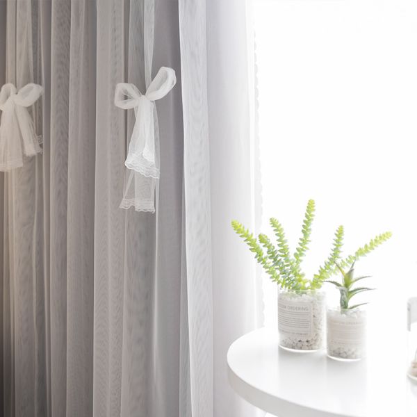 Linen Cotton Living Room Luxury Blackout Window Curtains Fabric