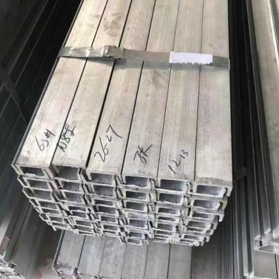 1-12m 304 C inoxidável da seção do canal 75mm U 	Quente laminado