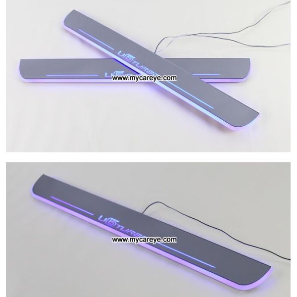 Luxgen U6 Turbo logo door light kit auto light sill door pedal for car