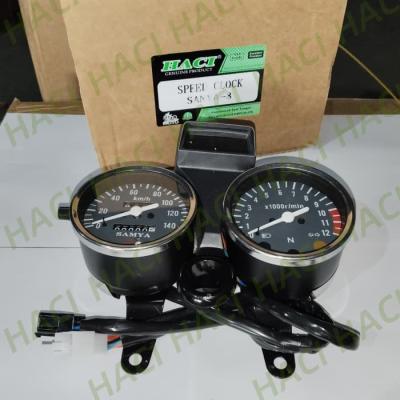 Black Color SANYA-8 Motorcycle Speed Clock Speedometer Electronic
