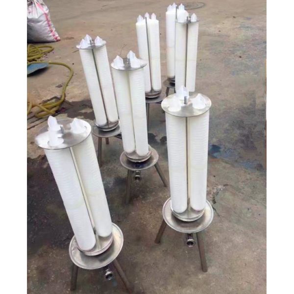 Stainless Steel Multi Cartridge Filter Housing for Food Beverage Production Equipment