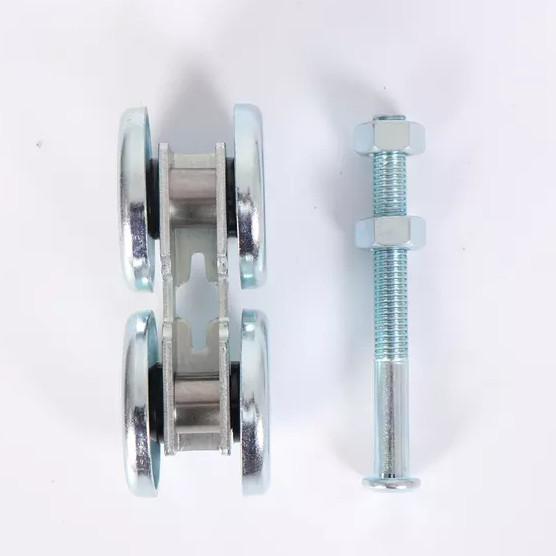 Kit de rolos de porta suspensa Polia especial para porta móvel dourada