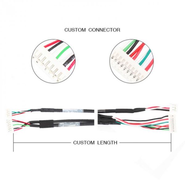 Harness Cable Assembly With PH Connectors JST PHR7, PHR4, PHR3, PHR2 For LVDS Display Connector