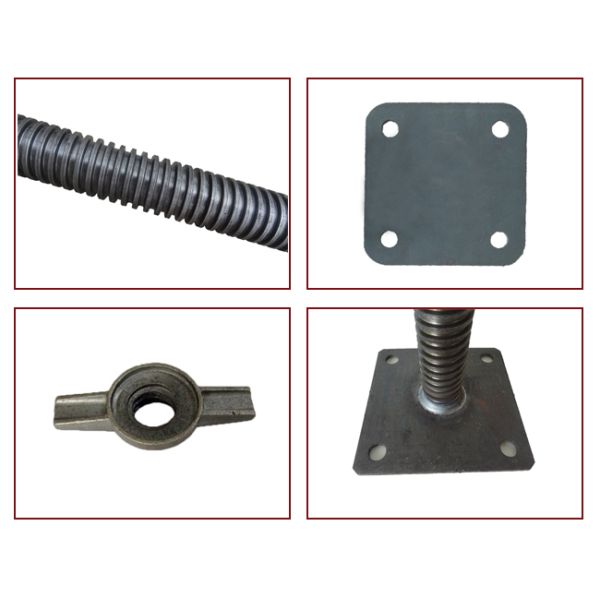 WST 17tons Steel Solid Scaffold Jack Base для всех видов леса