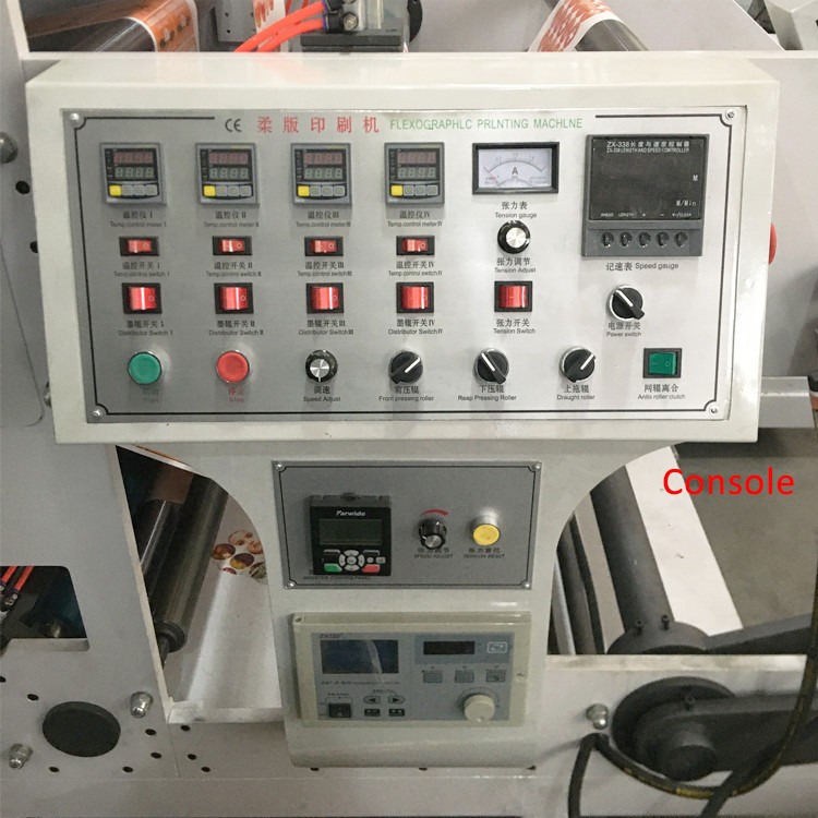 печатная машина цвета печатной машины 6 flexo коробки бумажной коробки 850mm 60m/min kraft