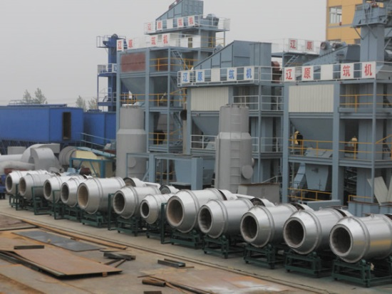 High Efficiency LB1000 Asphalt Mixer Plant 80t/H With Three Control Mode