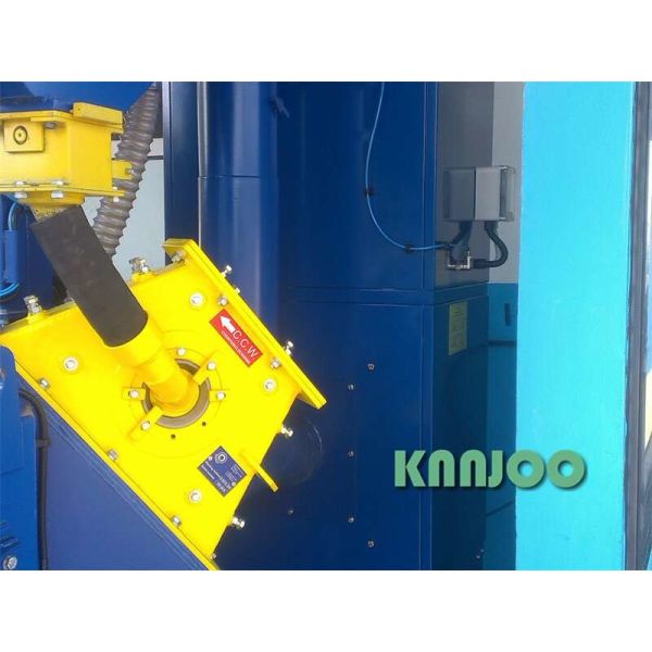 500 kg/min ショットブラッシングホイール 鋼ショットアブラシブメディアを搭載した特許製品